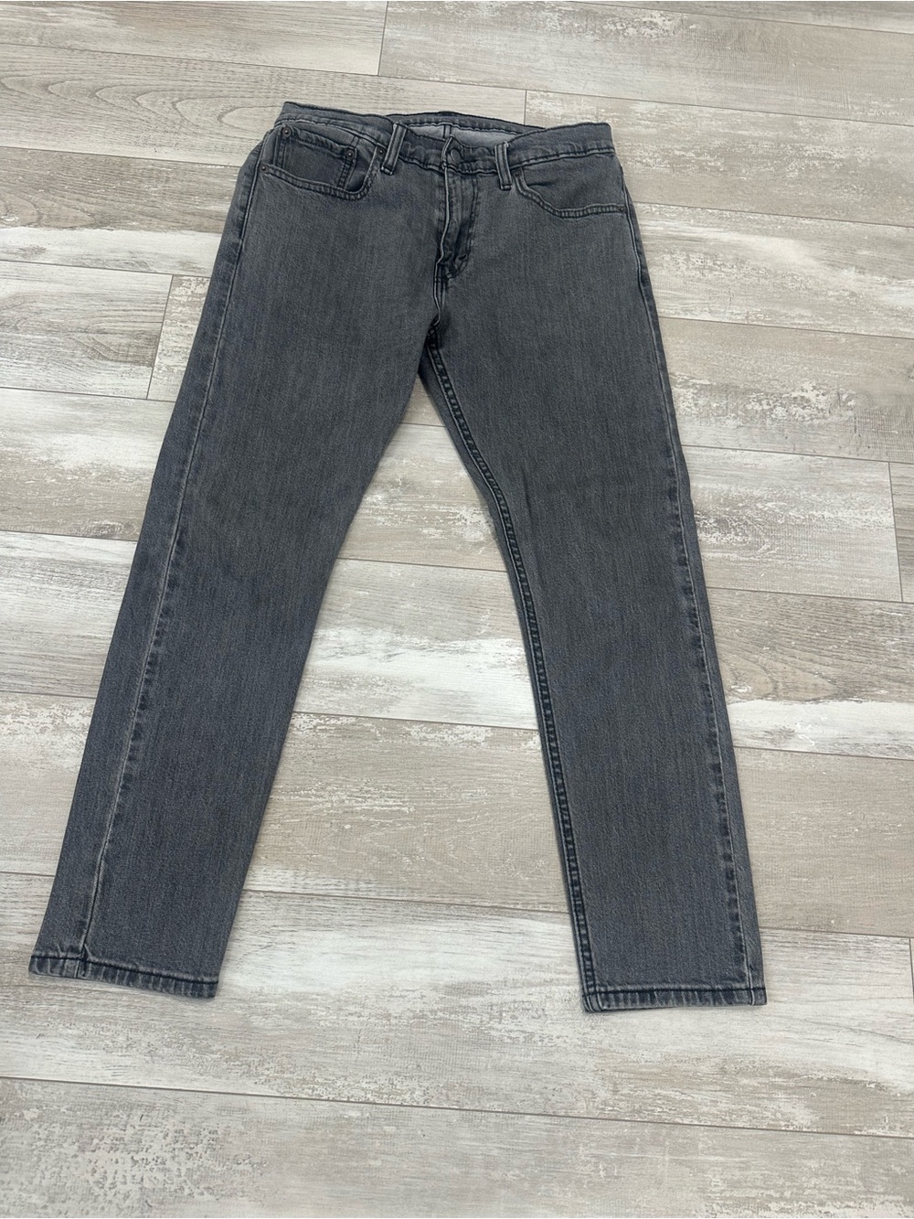 Levi's 512 Slim Taper Mens Jeans 32x30 Grey Wash Denim 28833-0683 Stretch